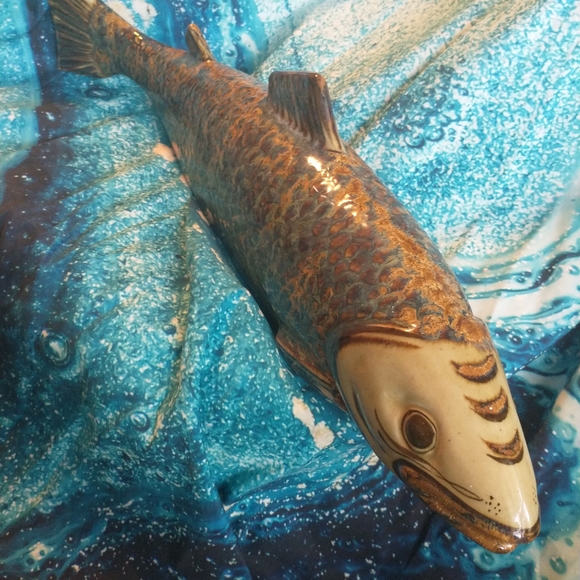 VERY EXQUISITE AND AMPLE CARLOS VILLANUEVA FISH SCULPTURE - Picture 3 of 16